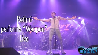 Rotimi performs quotWeaponquot live All Or Nothing Tour Baltimore [upl. by Jimmie]