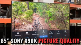 Sony Bravia X90K 85 inch Review  Sony Full Array Led TV 2022  Sony X90K Picture Quality [upl. by Vachill]