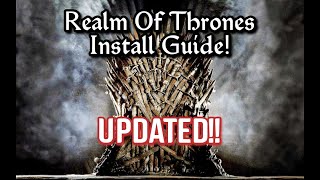 How to Install Realm of Thrones the Ultimate Game of thrones mod for mount and blade 2 Bannerlord [upl. by Goldstein345]