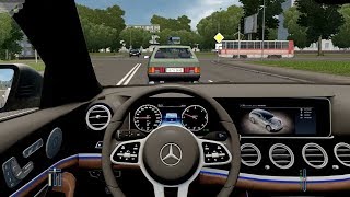 City Car Driving  MercedesBenz E400d  Fast Driving [upl. by Alamak848]