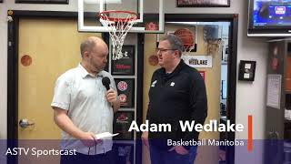 On The Court with Adam Wedlake and Basketball Manitoba [upl. by Kissner]