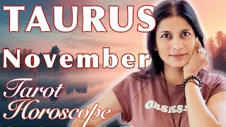 TAURUS November 2023 Tarot reading [upl. by Ynahpit]