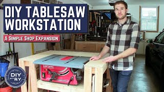 Building a Workbench Around the Craftsman Table Saw [upl. by Lehsar326]