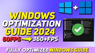 The ULTIMATE Windows Optimization Guide Even the PROS Use More FPS Lower Delay 0 Ping 🚀🔧🎮 [upl. by Arehs]