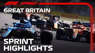 F1 Sprint Highlights  2021 British Grand Prix  Cryptocom [upl. by Fosdick]