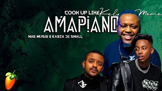 How To Make Soulful Amapiano In Fl Studio 2023  Mas MusiQ Kelvin Momo [upl. by Labanna236]