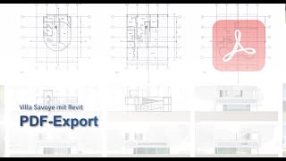 Villa Savoye mit Revit  PDF Export [upl. by Belter]