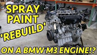 2016 BMW F80 M3 Twin Turbo S55 Bad Engine Teardown Bogus Rebuild [upl. by Toomay296]