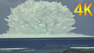 150 METER UNCUT FOOTAGE OF UNDERWATER ATOMIC BLAST 1958 [upl. by Neddy]