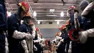 Navy Boot Camp Firefighting [upl. by Humfried]