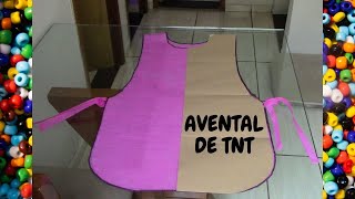 COMO FAZER AVENTAL DE TNT [upl. by Atsiuqal783]