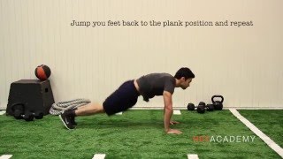 HIIT Exercises How to do Plank Tucks [upl. by Adalard249]