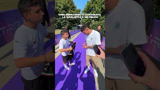 Theo hernandez ti autografa la maglia e sei felice🥹 shorts calcio theohernandez [upl. by Acinoed287]