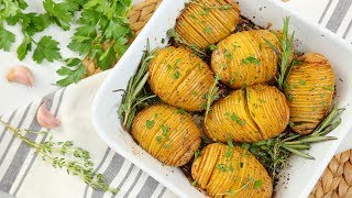 Hasselback Potatos 3 Delicious Ways  The BEST Side Dish [upl. by Remmos]