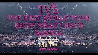 IVE First World Tour  Show What I Have Manila FLOOR STANDING [upl. by Ahtrim]