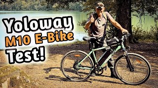 Test YOLOWAY M10 Cross Country Allround MTB Günstiges Einsteiger EBike Mountainbike mit 250W Motor [upl. by Kevin]