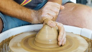 How to A Beginners Guide to Centering Clay on the Pottery Wheel [upl. by Franek]