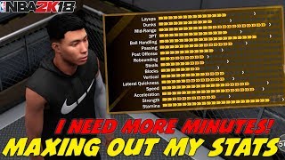 MAXING OUT MY STATS TO 85 WE NEED MORE MINUTES NBA 2K18 MyCareer Ep 3 [upl. by Otrebcire982]