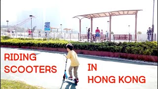 Sunday scooter ride in Hong Kong Tseung Kwan O [upl. by Rimaj]