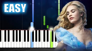 Cinderella  Lavenders Blue Dilly Dilly  EASY Piano Tutorial [upl. by Lenox185]