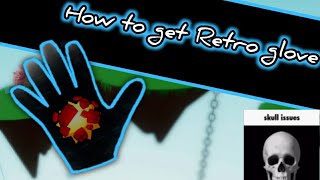 How to get Retro glove Parkour Pwner  Roblox Slap battles but bad [upl. by Reyotal]