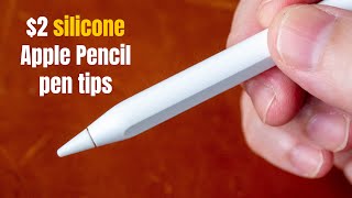 2 silicone Apple Pencil pen tips MUST BUY for artists [upl. by Dinan185]