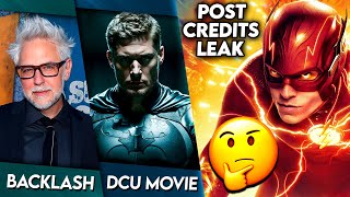 The Flash Post Credits LEAKED James Gunn BACKLASH Critic Scores BATMAN amp More [upl. by Nnylyaj]