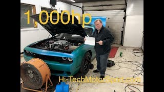 Hellcat 1000Hp Dyno Tune [upl. by Eidnil490]