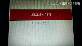 Urolithiasis MSN [upl. by Anwat994]