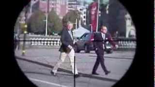 Carl Bildt target at Bilderberg Summit in Sweden [upl. by Sirrom663]