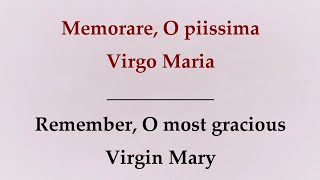 MEMORARE in Latin [upl. by Suoivatram738]