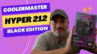 Este disipador nunca falla Coolermaster Hyper 212 Black Edition Unboxing en español [upl. by Louanne]