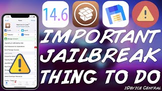 iOS 146 JAILBREAK A12 IMPORTANT Thing To Do Right NOW If You Wanna Jailbreak amp Downgrade Sooner [upl. by Yraht]