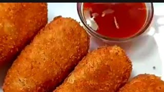 How to prepare potato rollseasy snack recipe Potato rollssubscribe my channel Hariras vlogs [upl. by Eelitan949]