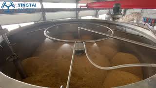 Barley Steeping 10ton drum malting system [upl. by Aisorbma]