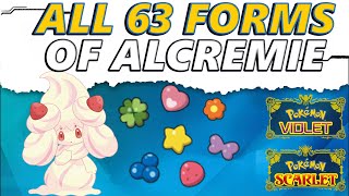 Pokemon Scarlet and Violet Indigo Disk How to get all 63 forms of Alcremie [upl. by Regdor]