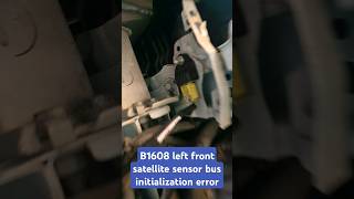 B1608 toyota  b1608 left front satellite sensor bus initialization error [upl. by Gilles]