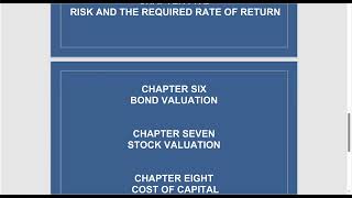 Managerial Finance course outlines [upl. by Srini]