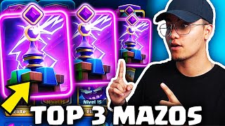 ☠️TOP 3 MEJORES MAZOS con TESLA EVOLUCIONADO CLASH ROALE [upl. by Brinkema]