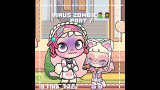 Virus zombie part 7 minivlog newupdatepazu cuteart ramdom zombieshorts ibFinapazu [upl. by Lekkim]