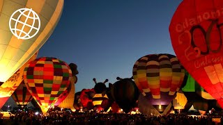 Albuquerque International Balloon Fiesta New Mexico 2012 Amazing Places [upl. by Einyaj412]