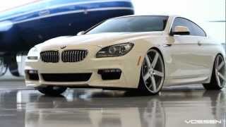 BMW F13 6 Series 650i on 22quot Vossen VVSCV3 Concave Wheels  Rims [upl. by Alledi]