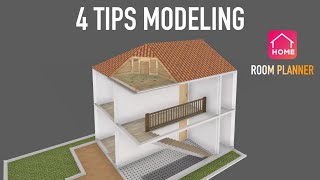 TRICK MODELING DI ROOM PLANNER YANG KALIAN HARUS TAHU roomplanner desainrumah denahrumah [upl. by Batsheva]