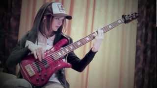 The Dillinger Escape Plan  Milk Lizard bass cover by Wall\ Yoko [upl. by Cordey361]