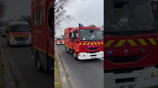 Pompiers de Paris  passage PS et VSAV en urgence [upl. by Enenaej]