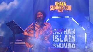 Ami Tomar Moto Noi  Rayhan Islam Shuvro  Dhaka Summer Con 2023  Live Audience Cam [upl. by Kauffmann]