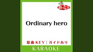 Ordinary hero カラオケ 原曲歌手CHEMISTRY [upl. by Matthia]