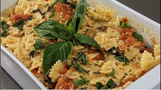 Baked Feta Pasta  Tiktok recipe [upl. by Lellih]