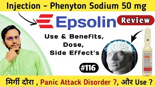 Injection Epsolin Use amp Side Effects In Hindi  Injection Phenyton Sodium 50 mg  Deepak PharmacisT [upl. by Enedan492]