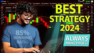 The Best And Most Profitable Binary Option Strategy 2024  Bollinger Bands Crossing Trading Strategy [upl. by Lenni]